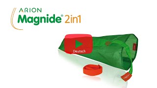 Arion Magnide® 2in1 Anleitung  AnAusziehhilfe für Kompressionsstrümpfe mit geschloss Fußspitze [upl. by Grochow]