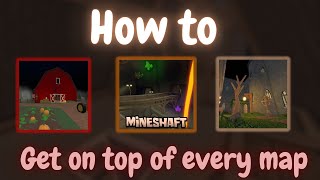 How To Get On Top Of EVERY Map In MM2 [upl. by Nnaitak414]