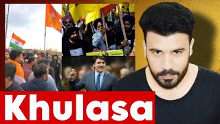 Hindus are Not Safe in Canada 🇨🇦  Khalistan Protest News  RSS current Situation [upl. by Gabbi140]