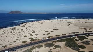 Corralejo Fuerteventura Beach  Dunes amp National Park  Drone footage  January 2024 [upl. by Shifrah240]