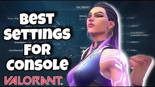 The BEST Settings for Console Valorant NONCLAW 120FPS [upl. by Mlohsihc]