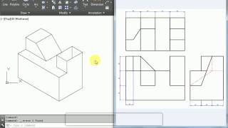 012 CAD Construcción de sólidos a partir de vistas ortogonales L Monroy [upl. by Eiramrebma603]