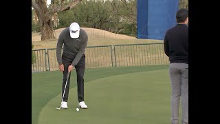 Patrick Cantlay  LeftHandOnly Putting Drill [upl. by Aeresed854]