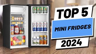 Top 5 BEST Mini Fridges in 2024 [upl. by Akiraa]