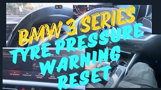 Resetting Tyre Pressure Warning Light On Bmw 320i3 Series No Scan Tool Required [upl. by Ronald789]