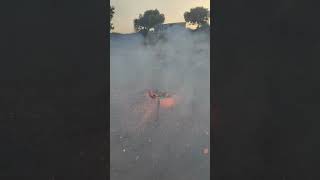 Ghumne vaale rocket 🚀 🎇💥🤯 shorts diwali experiment diwaliexpriment firecracker fireworks [upl. by Weinshienk]