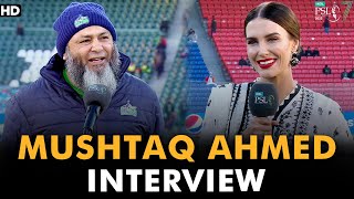 Mushtaq Ahmed Interview with Erin Holland  Lahore vs Multan  Match 17  HBL PSL 7  ML2G [upl. by Dubois]