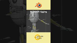 Blender Rigify blender3d rigging animationtutorial [upl. by Rubma]