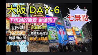 大阪自由行DAY6 一日如何玩 木津市場 鶴橋商店街 大阪城 天滿市場 天神橋 [upl. by Anelaf]