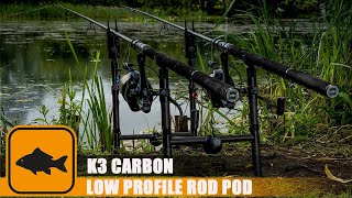 Prologic K3 Carbon Low Profile Rod Pod  Carp Fishing [upl. by Nigle]