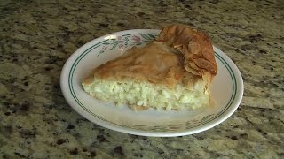 Burek with cottage cheese Slovenian recipe [upl. by Aerdnek680]