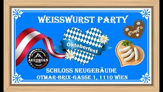 OKTOBERFESTBIERFEST amp WEISSWURST PARTY mit DJSHOWTIME live  SCHLOSS NEUGEBÄUDE [upl. by Ansell]