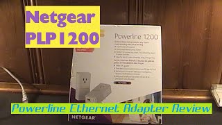 Netgear PLP1200 Powerline Ethernet Adapter Review amp Speed Tests [upl. by Noyes]