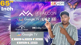 My New 65quot Inch tv  iffalcon U62 Google TV  4k HDR  RAHUL BOYKA [upl. by Eirhtug19]