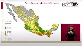 Este es el mapa de distribución de beneficiarios según cada área de producción [upl. by Nedearb]