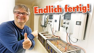 XXLEnergiespeicher mit 30 kWh SELBST gebaut 👉 Alle Details zur Anlage in diesem Video [upl. by Aztiram]