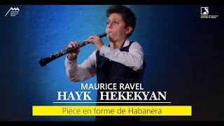 Hayk Hekekyan  M Ravel quotPièce en forme de Habaneraquot  piano Marine Margaryan [upl. by Rawley]