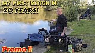 MY FIRST COARSE FISHING MATCH IN 20 YEARS  A little teaser for you all PROMO [upl. by Airetnahs671]