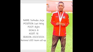 Saikouba Jarju  20232024 Gambia Division Football Highlights amp Gambia U20 National Team CallUp [upl. by Ayotnahs]