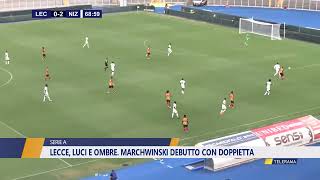 Serie A Lecce luci e ombre Marchwinski debutto con doppietta [upl. by Behka]