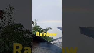 Beautiful rainbow captured backsidehome rainbow shortvideo viralvideo [upl. by Enetsirhc]