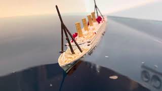 Sinking Britannic model realistic sinking [upl. by Solorac]