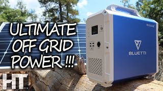 HUGE Solar Generator For OFF GRID 1500Wh Bluetti EB150 Lithium Portable Power Station Review [upl. by Willmert]