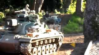 16 Vietnam rc tanks rolling into village [upl. by Remled]