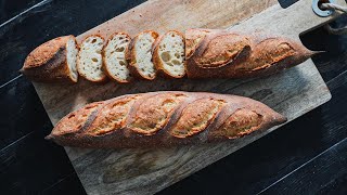 Traditional French Baguettes With Poolish [upl. by Rehoptsirhc]