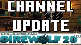 Direwolf20 121 Modpack Lets play  EP 28  CHANNEL UPDATE [upl. by Ragan]