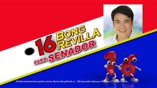 Sen Bong Revilla  16 sa Balota [upl. by Grantham762]