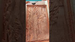 CNC Router Wood Embossment cncrouter embossment engraving woodcnc [upl. by Lilla]