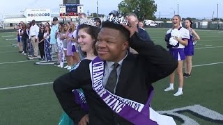 Special needs students honored at Homecoming Game at Fulshear High School [upl. by Odlawso]