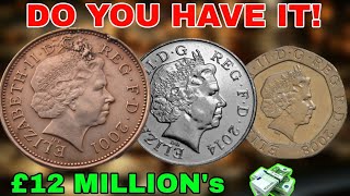 TOP 3 MOST VALUABLE UK 20 PENCETEN PENCE 2 PENCE COINS BIG MONEY LOCK FOR THIS [upl. by Wu156]