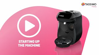 How to use TASSIMO Happy  setting up your machine amp first use instructions [upl. by Stedt]