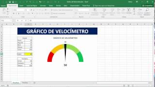 Excel  Como Criar um Gráfico de Velocímetro [upl. by William]