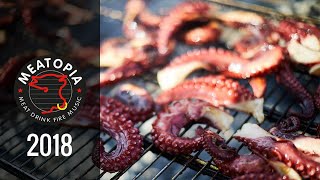 Meatopia 2018  a UK food festival celebrating meat fire music and drink  London Tobacco Dock [upl. by Milurd]