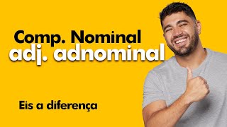 COMPLEMENTO NOMINAL X ADJUNTO ADNOMINAL [upl. by Araet]