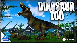 BUILDING MY OWN DINOSAUR ZOO MIGHTY TREX  Mesozoica  Pt 1 [upl. by Aneel]