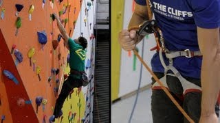 How to Use Proper TopRope Belay Method  Rock Climbing [upl. by Alamap]