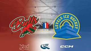 Bulls v Levels  Div 1  2nd December  iceHQ Rec League ice hockey [upl. by Beauregard23]