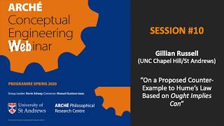 0110  Gillian Russell UNCSt Andrews  Conceptual Engineering Online Seminar [upl. by Friedman]