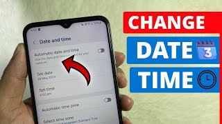 How to fix the time date of mobile how many hours a day to fix everything2024 [upl. by Anovahs]