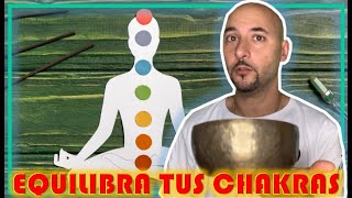 ABRE y EQUILIBRA TUS 7 CHAKRAS Escuchando este CUENCO TIBETANO [upl. by Nolly]