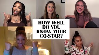 The Cast of Grownish Plays How Well Do You Know Your CoStar  Marie Claire [upl. by Akitan739]