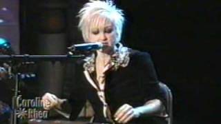 Cyndi Lauper  Time After Time Live on Caroline Rhea in 2003 [upl. by Pricilla]