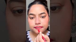 Unique lipstick hack👀trying lipstick😅subscribe lipsticklover lipstick shortsvideoshorts tips [upl. by Yenruoj612]