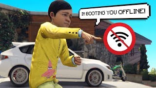 Saltiest Kid In GTA Threatens To DDoS Me GTA RP [upl. by Hamford]