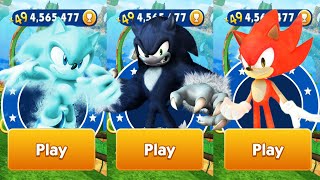 Sonic Dash  Fire Sonic vs Werehog vs Ice Sonic  All Characters Unlocked  Run Gameplay [upl. by Paige]