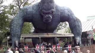 King Kong ride Offride  kingkong Onride Bobbejaanland [upl. by Catton611]